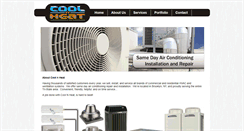 Desktop Screenshot of coolnheatinc.com